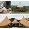 Chapéu de Aba Larga para Exterior Hotel Indiano Barraca Acampamento Lona Espessa Barraca de Voar Abrigo Solar Local de Acampamento Guarda-sol