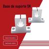 Assento do rolamento assento de fixação do eixo óptico suporte vertical SK6.8-SHF assento de fixação do assento do eixo suporte eixo óptico DIY micro
