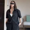 Novo terno casual simples, moderno e estiloso de cor sólida para o verão, solto, leve, confortável e versátil para homens