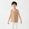 Colete infantil de algodão puro, colete pequeno para usar por baixo, camada interna respirável antibacteriana, pijama infantil, preço especial de liquidação