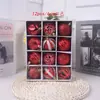 Decoraciones Navideñas Temu 12 Piezas/6cm Cartón Forma Especial Pintado Set Bola Árbol de Navidad DIY Atmósfera Decorativa