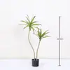 Planta de chão grande em vaso artificial de Árvore Sangue de Dragão de luxo leve Agave Cauda de Raposa decoração suave para sala de estar criação de paisagem planta verde falsa