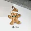 142 Colgantes de Navidad Colgantes de Aleación con Gota de Aceite Accesorios para Joyería DIY Colgante de Papá Noel Muñeco de Nieve Campana