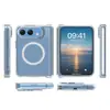 Adecuado para iPhone 18 Duo, funda para teléfono plegable con attachment magnético transparente, funda Apple Duo 2 en 1 MagSafe