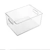 Caixa de Armazenamento de Livros Caixa de Armazenamento Transparente para Desktop Lanche Brinquedo Sala de Estar Dormitório Caixa de Cosméticos Caixa de Molde Acrílico