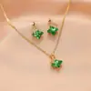 Conjunto de Brincos e Colar Weidni de Luxo Acessível, High-End, Elegante, Moderno e Versátil, Atacado para Mulheres