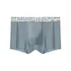Roupa Íntima Masculina de Seda de Gelo 10A Forro Interno Antibacteriano Alta Qualidade 120S Ultra Fina Cintura Camuflada Boxer Briefs Fresco e Respirável