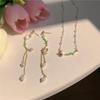 Emprendimiento de puesto de mercado nocturno aretes suministro femenino al por mayor aretes aretes de borla de temperamento aretes de plata 925 al por mayor