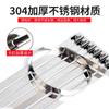 Suministro de fábrica brida para cables de acero inoxidable 304 5*250 autoblocante metálica brida de acero blanco brida para arnés de cables