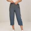 Nuevos Pantalones Cargo Cropped con Bolsillos y Cremallera para Mujer Ligeros Sueltos Estilo Americano Casual para Viaje y Deportes