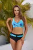 2024 Nuevo Bikini Deportivo Fresco de Dos Piezas Estilo Europeo y Americano Sexy Venta Caliente Transfronteriza Bikini