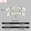 Lámpara de araña para restaurante transfronterizo, luz de anillo circular de lujo ligero, lámpara colgante de cristal personalizada para sala de estar, recepción de hotel, vestíbulo, modelo nuevo 2026