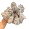 Acessórios de cabelo para rabo de cavalo, corda de cabelo, elástico de cabelo estilo balé de alta qualidade da Coreia do Sul, feminino, doce, com temperamento