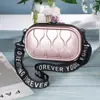 Maleta Ovalada Ligera Personalizada de PC Portátil para Colgar Cruzada Multicolores Mini Estuche de Cosméticos Caja de Herramientas Maleta