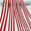 Punto de fábrica 100D grano denso cinta rayada tricolor poliéster cinta intercolor ropa tira lateral accesorios de equipaje