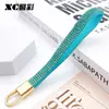Llavero de Alta Gama Incrustado con Diamantes Transfronterizo Accesorio para Bolso de Llaves de Coche Colgante Llavero Hecho a Mano DIY Cordón