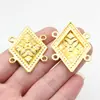 31X43mm 4g Multicolor Accesorios para Joyería Hecha a Mano DIY Cadena Corporal de 4 Agujeros Cadena de Cintura Cadena de Frente Conector