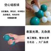 Pantalla vibratoria de bola de silicona resistente a altas temperaturas, resistente al desgaste y al rebote, de grado alimenticio, con absorción de impactos y bola hueca antibloqueo en stock