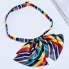 Gravata Pequena Laço Duplo Feminina Comissária de Bordo Bancária Roupa de Trabalho Camisa Roupa Social Fivela de Colarinho