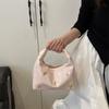 Bolso de Cuero Aceitado Tipo Dumpling para Mujer 2026 Verano Nuevo Estilo de Moda Bolso de Mano Elegante Bolso Cruzado para Hombro Bolso de Mujer de Moda Bolso de Axila