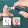 Conjunto de cortadores de unha transfronteiriço, ferramentas especializadas para pedicure para unhas encravadas, cortadores de unha, tesouras de unha anti-inflamatórias, tesouras anguladas profissionais