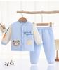 Traje cálido para recién nacidos, algodón para bebés, algodón grueso para bebés, otoño e invierno, nuevo traje de clase A para niños y niñas.