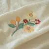 Shu Zun Ke Otoño/Invierno Dibujos Animados Estilo Simple Más Terciopelo Estilo Engrosado Terciopelo de Leche Bordado Burnout Artículo Único Sábana Bajera