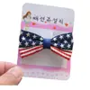 Accesorio para el cabello tipo moño estilo coreano para niños, elegante pinza para el cabello de encaje para niñas pequeñas, accesorio para el cabello de alta gama hecho a mano, un par de pinzas para el cabello