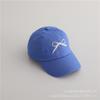 Gorra con lazo para niños, estilo coreano, primavera y verano, color caramelo, para bebé, combina con todo, para la calle