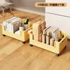 Estante de almacenamiento de bolsa de libros debajo del escritorio con ruedas, organizador de libros de pie, estante móvil para salón de clases estudiantil