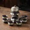 2026 Nuevo Modelo Juego de Té Automático de Arcilla Púrpura Set Caja de Regalo para Uso en Casa, Tetera de Cerámica Kung Fu Completa Regalo de Negocio