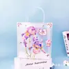 Bolsa Tote Transparente de Plástico PP Fosco Bolsa de Presente de Noivado de Alto Padrão Embalagem de Presente de Aniversário de Bebê Bolsa de Presente