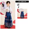 Fantasias de Ano Novo para Meninos e Meninas Estilo Chinês Hanfu Vestido de Rosto de Cavalo Roupas para Performance de Coro Antigo Roupas para Aula de Líderes de Torcida