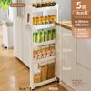 9/10/15cm Porta Traseira Gap Gabinete Gap Armazenamento Rack Cozinha Doméstica Geladeira Ultra-estreito Lado Gap Gabinete Armazenamento