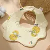 Babero de crepé al por mayor suave absorbente toalla para babas de bebé seis capas de encaje verano una gasa babero