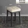Bancos para Uso en Casa, Bancos Cuadrados de Plástico Engrosado, Bancos de Escritorio Modernos Minimalistas, Bancos para Comedor, Bancos Bajos, Bancos de Reserva Apilables