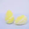 Esponja de maquillaje mini bicolor para base, corrector parcial, aplicador de maquillaje, herramienta de belleza, color degradado gota de agua, adecuada para uso tanto en húmedo como en seco