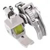 Máquina de Coser de Plataforma Plana con Prensatelas de Rodillo Ranurado para Inserción de Cordoncillo, Prensatelas de Rueda para Enrollar Cordoncillo, P69 Modelo Nuevo Prensatelas para Inserción de Cordoncillo en Cortinas
