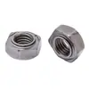Tuerca Hexagonal de Soldadura de Acero Inoxidable 201 con Puntos de Soldadura Tapa Hexagonal Exterior para Tornillo GB m3m4m5m6m8m10m12