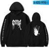 Sudadera con capucha y forro polar conmemorativa de tendencia europea y americana del rapero