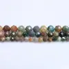 Cuentas Sueltas al por Mayor Cuentas Redondas Cuentas Sueltas Accesorios para Joyería DIY Semi-Terminados Pulsera Piedra Natural Facetada Ágata India
