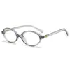 Nuevos de Moda Estilo Coreano Retro Versátiles Lisos Armazones para Gafas de Mujer Nerd Ovalados Moda Gafas Sin Graduación
