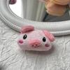Haichao joyería caricatura felpa broche lindo oso muñeco rana gato Conejo adorno colgante para bolsa diy