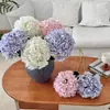 180 piezas de flores de hortensia artificiales impresas en 3D para decoración de bodas, hortensias grandes para paisajismo y accesorios para fotos