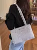 Bolso Cruzado para Niñas con Estampado de Letras Estilo Americano, Bolso Tote de Moda Nuevo Tendencia 2026 para Mujer, Bolso de Hombro Casual de Gran Capacidad