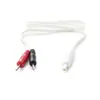 Cable de salida personalizado de DC2.35 a doble pin de 2.0, arnés de cableado de color rojo-blanco-negro disponible para prototipado de lotes pequeños