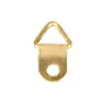 Ganchos Triangulares Pequeños de Alambre Grueso Dorados y Plateados, Ganchos para Accesorios de Bastidor de Bordado Cruzado, Tiras de Marco para Pintura y Óleo, Ganchos para Tablero Posterior
