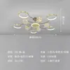 Luminária de teto nórdica com design criativo de galhos de árvore, luminária de globo de vidro com céu estrelado, luminária de ambiente de luxo leve para sala de estar e quarto principal