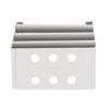 Estufa de leña para exteriores, estufa portátil para acampar, estufa de picnic, estufa de cartón, estufa de acero inoxidable, estufa rectangular WS015