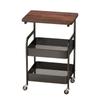 Carrito Estante de Cocina Extraíble Sala de Estar Dormitorio Carrito Gran Capacidad Estante para Bebidas Almacenamiento por Capas